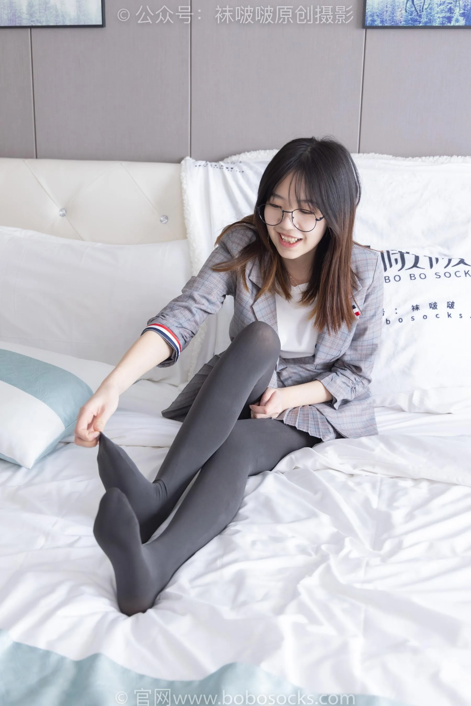 [BoBoSocks袜啵啵]NO.210 小甜豆-皮鞋、厚灰丝、ol装[23] [53P]插图6